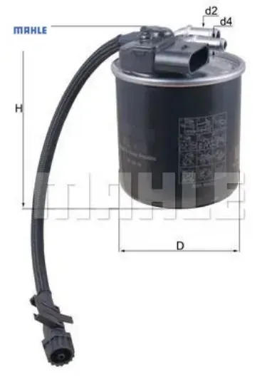 Mazot Filtresi Sensörlü   Sprinter-vito  10-> resmi