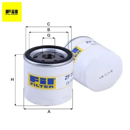 Yağ Filtresi Doblo-bravo 1.9jtd. Fil Filter  46805832/ W714/ 4/ LS297   ZP3553 resmi