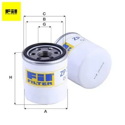 Yağ Filtresi Clio Ii-kangoo 1.2 Fil Filter  7700863124/ W68/ LS871   ZP3046 resmi