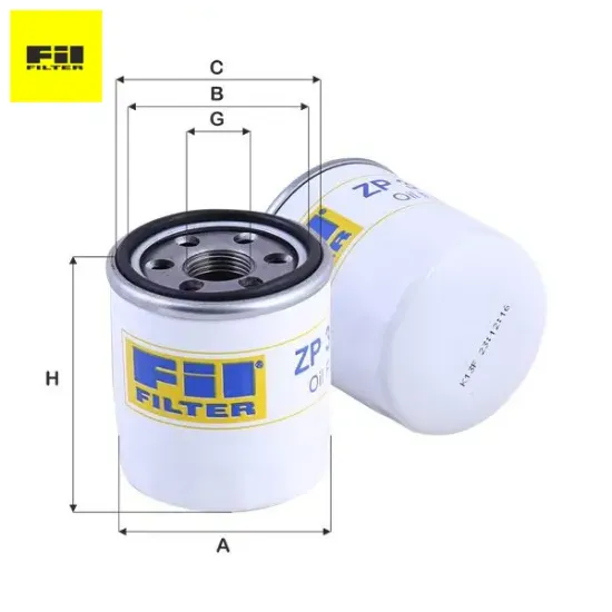 Yağ Filtresi Clio Ii-kangoo 1.2 Fil Filter  7700863124/ W68/ LS871   ZP3046 resmi