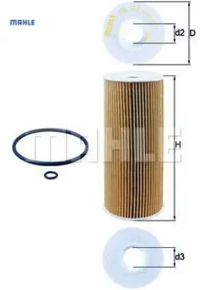 Yağ Filtresi  Lt35-crafter Euro4 Anj/avr  94-09 resmi