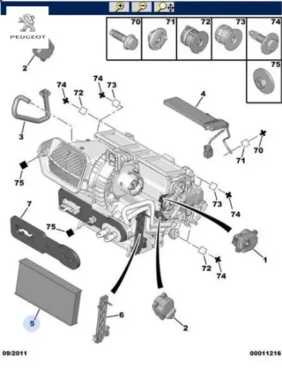 Polen Filtresi 407-c5-c6 2.0/2.2/2.7 Hdi/6447.rg/p resmi