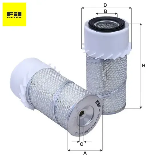 Hava Filtresi   L300-traktör 2.5d Fil Filter  MD0643446/ C14179/ A535   HP470K resmi