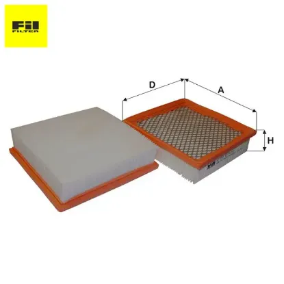 Hava Filtresi  Honda Fil Filter  17220P2J000   HP2221 resmi