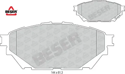 Ön Fren Balatasi    Canter Euro5  12-> Beşer  MK585740/ ML252415   4170 resmi