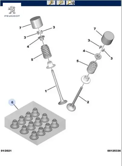 Motor Subap Contasi (12 Adettir) 208-301-308-berlingo-c Elysee-c3-c4 1.2 12> 1611510280-3553388 resmi