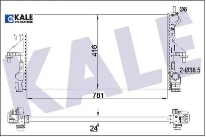 Radyatör Su Boxer Iii-jumper 2.0/2.2hdi /dw10fu/dw12ru  Euro6 (mt) resmi