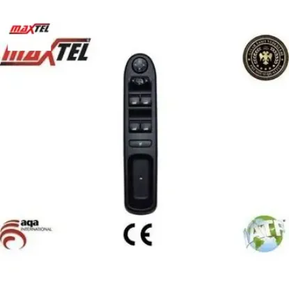 Cam Açma Düğmesi Ön Sol 18fiş 207 06-12 Maxtelsilecek  6554.QG/ 6490.EH   182 11 031 resmi