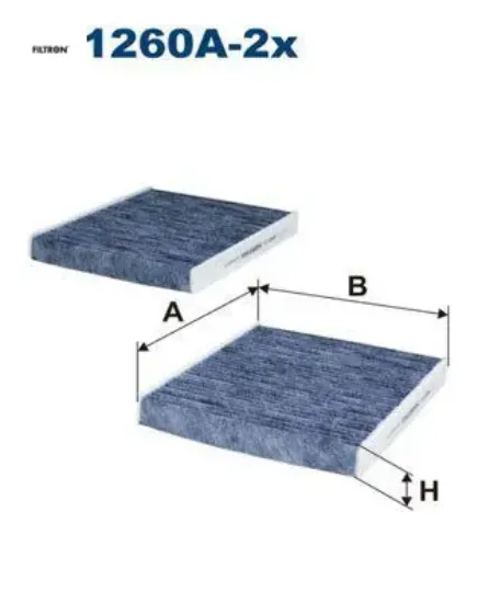Klima Filtresi  F07 F10 F11 Filtron  64116809933/ 64116991537   K1260A-2X resmi