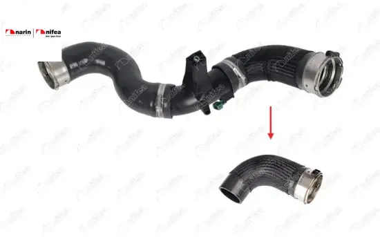 Turbo Hortumu Plastik Boru Hariç Nv400 Nifea  1446300Q2G/ 1446300Q3A  RENAULT, VAUXHALL, OPEL, NISSAN 12777 resmi