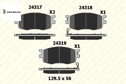 Ön Fren Balatasi 2 Fiş Accent Era-rio Ii 06-12 resmi