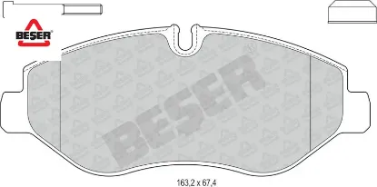 Ön Fren Balatasi Daily Iii 3.5 Ton 2.3-3.0 06-> resmi