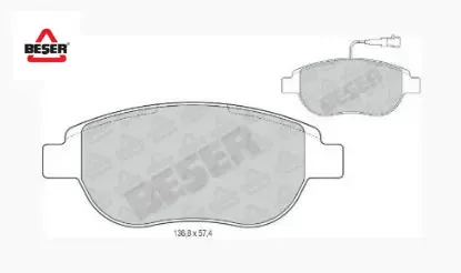 Ön Fren Balatasi  307  Doblo  2006  (çift Fişli)   03- resmi