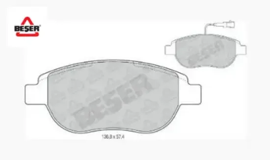 Ön Fren Balatasi  307  Doblo  2006  (çift Fişli)   03- resmi