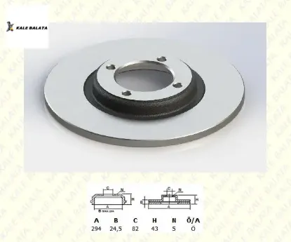 Fren Disk Aynasi Ön   Transit  V184 00->a.çeker/4041428/yc1w1125ba/df4217/kale Balata resmi