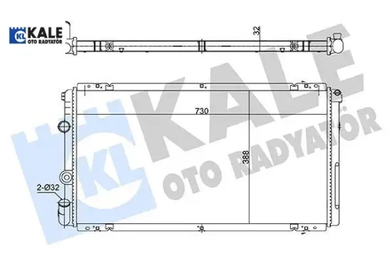 Radyatör Su Master Ii Movano Interstar 1.9/2.5dci-dti 2.8dti 98=> (mt) (ac/nac) [brazing resmi