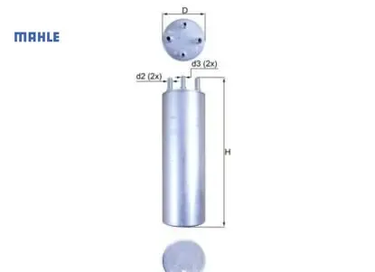 Yakit Filtresi T5-touareg Mahle  7H0127401B   KL229/11 resmi