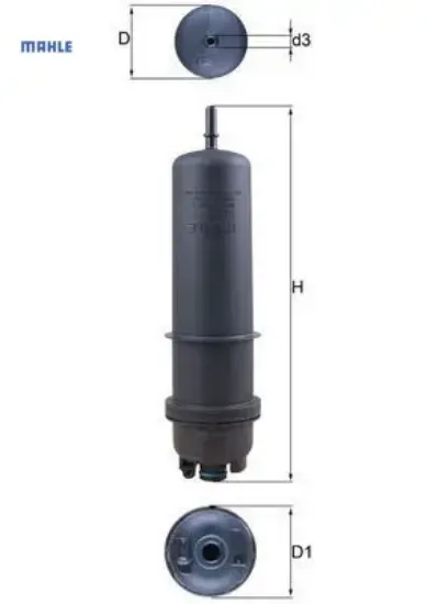 Yakit Filtresi Bmw G30 G11 G01 G02 Mahle  13328591019/ 13328591018/ 1332   KL8727 resmi