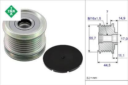 Alternator Kasnagi W203 S203 Cl203 C209 Ina  A2711550016   535004210 resmi