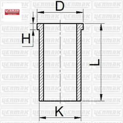 Motor Gomlek 050 Farkli 8601 Transit V185 V184 01>06 Mondeo 00>07 20tdci resmi
