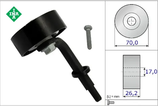 Alternator Gergi Rulmani Bmw M47 Ina  11287786881/ 11287807021    531078310 resmi