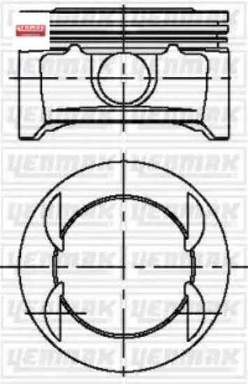 Motor Piston+segman 0.50 Agila-astra-corsa 04> resmi