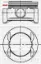 Motor Piston+segman 0.50 Agila-astra-corsa 04> 5623261 resmi