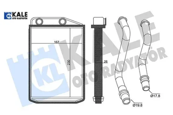 Kalorifer Radyatörü Ducato Iii-boxer Iii (230x163x26) resmi