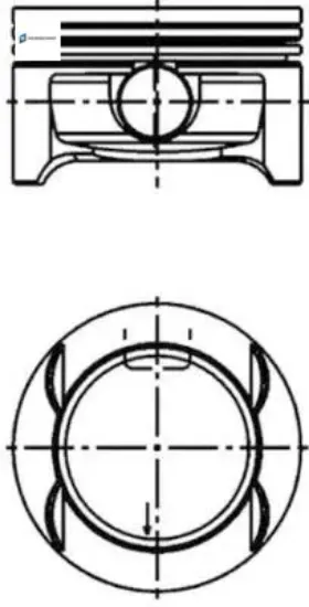 Motor Piston+segman Std Corsa C-corsa 1.0 73.40mm resmi