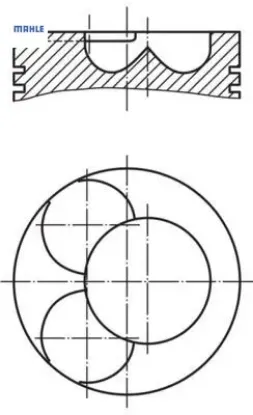 Piston Segman 80.01mm 0.50 (3-4 Piston)   Golf-bora-passat-transporter  1.9tdi 03-> resmi