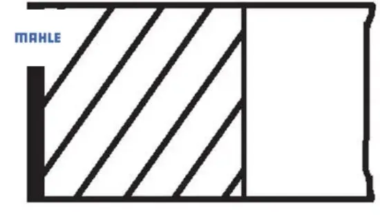 Segman 75,00mm Std. 106-206-306 1.4 8v/tu3a resmi