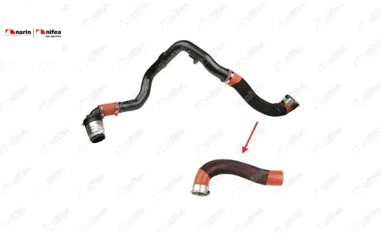 Turbo Hortumu Plastik Boru Hariç Nv400-movano-master Nifea  144601765R/ 4423370/ 1446300Q1  OPEL, VAUXHALL, RENAULT, NISSAN 12801 resmi