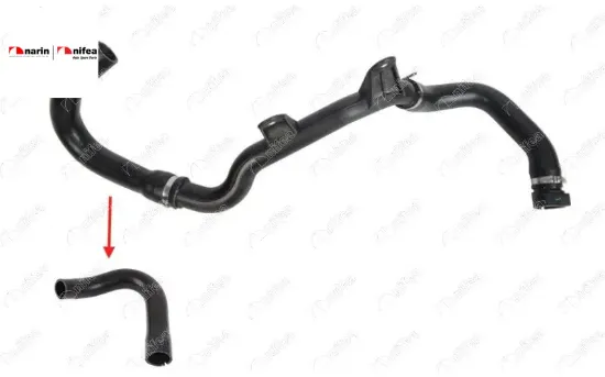 Radyatör Giriş Hortumu Plastik Boru Hariç Jumper-ducato 2.2 Hdi Nifea  1348475080/ 1343.JP  FIAT, CITROEN, PEUGEOT 14818 resmi