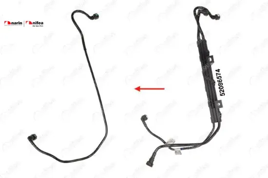 Yakit Borusu Fiorino 1.3 D Mtj Nifea  51856583/ 51888457/ 52086574  CITROEN, FIAT, PEUGEOT, RAM 15535 resmi