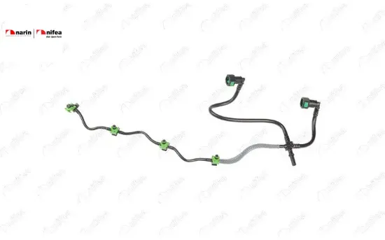 Enjektör Borusu Yakit Hortumu Boxer Jumper Nifea  1574.L4/ 6C1Q9K022AG/ 6C1Q9K022AF/ 1473  PEUGEOT, FORD, FIAT, CITROEN 19372 resmi
