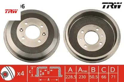 Arka Fren Kampanasi 306 406 Partner Tepee 08> resmi