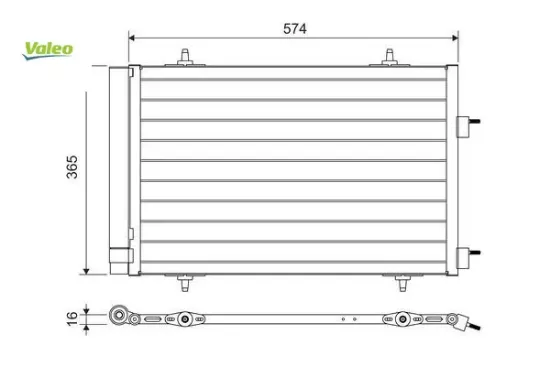Klima Radyatörü C5 Iii – 508 Dv6c-ep6ldt – Ep6dt Valeo  6455JA/ 6455.JA   814365 resmi