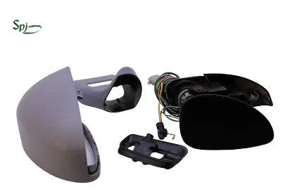 C4 Elektrikli Ayna 04/10 Astarli Sensörlü Mavi Cam Sağ resmi