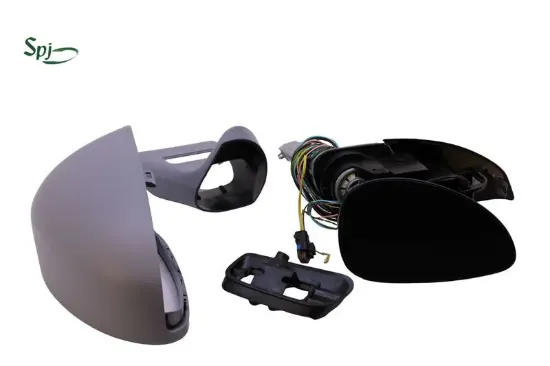 C4 Elektrikli Ayna 04/10 Astarli Sensörlü Mavi Cam Sağ resmi