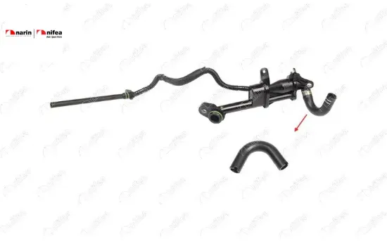 Yağ Buhar Hortumu Plastik Boru Hariç Doblo Combo 1.6d- Cdti 2010> resmi