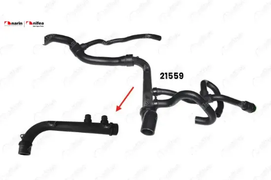 Radyatör Bağlanti Borusu Vectra B 1.6/1336120 / Gm resmi