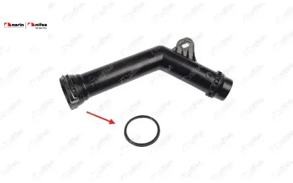 Turbo Borusu Contasi Ok İle Gösterilen Conta  Fluence Grand Scénic Iii Megane Iii resmi