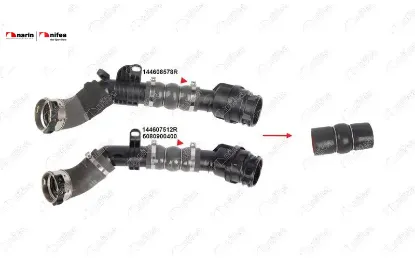 Turbo Hortumlari Dokker Mpv 1.5 Blue Dci 95 (kejl) resmi