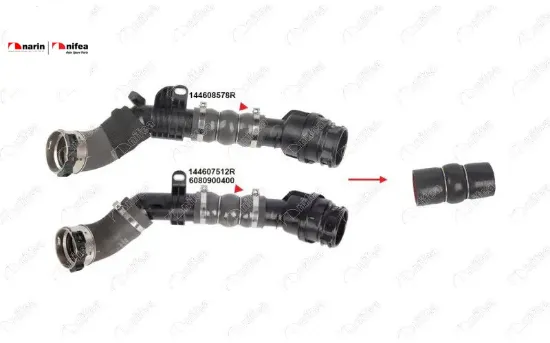 Turbo Hortumlari Dokker Mpv 1.5 Blue Dci 95 (kejl) resmi