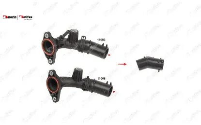 Egr Borusu Hortumu Duster Citan  Kangoo Ii Iii Qashqai Ii Megane Iv 1.5 Dci resmi