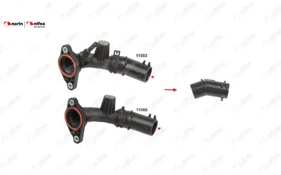 Egr Borusu Hortumu Duster Citan  Kangoo Ii Iii Qashqai Ii Megane Iv 1.5 Dci resmi