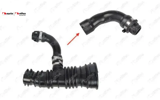 Hava Filtre Hortumu Focus Ii 1.6 Tdci Nifea  3M519A673MG/ 1233195/ 3M519A673MD  MAZDA, FORD, VOLVO 20036 resmi