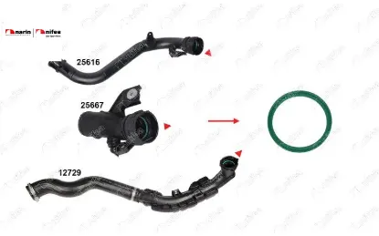 Turbo Borusu Contasi  Juke-qashqai 1.5dci / Euro V resmi