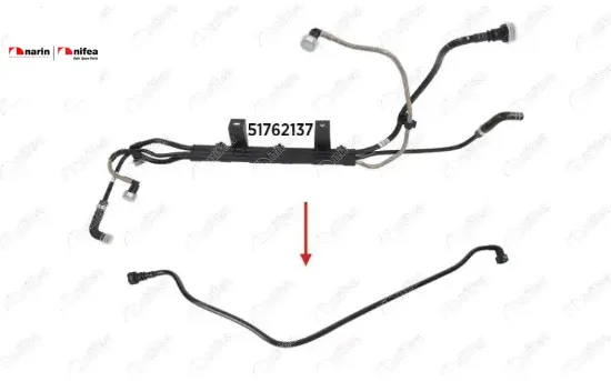 Yakit Borusu Braket Hariç Linea 1.3 Multijet Nifea  51762137  FIAT 15405 resmi