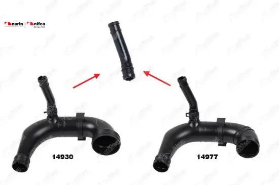 Turbo Borusu Hortumu Doblo-albea-palio-grande Punto 1.3 Multijet resmi